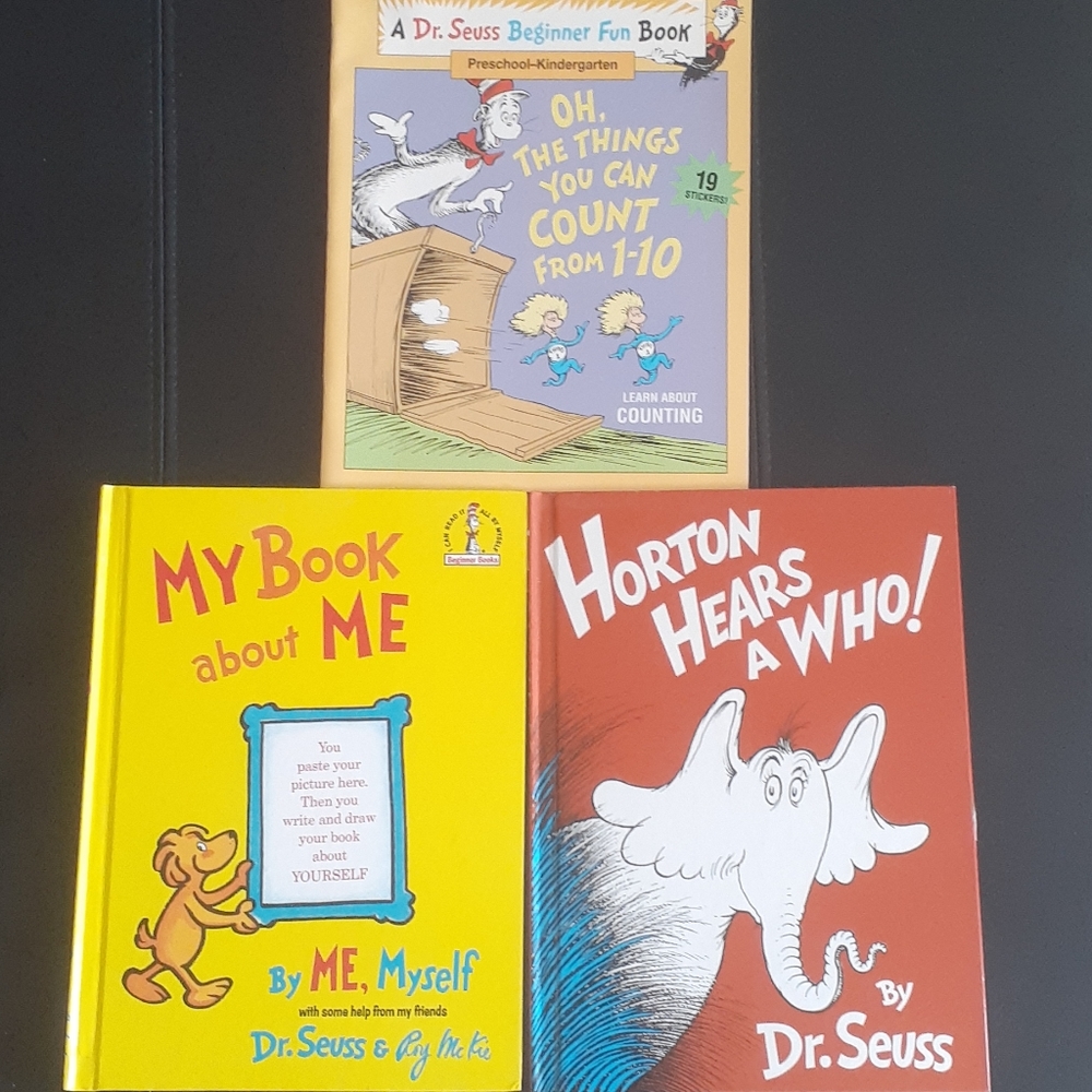 3 Dr.Seuss Books